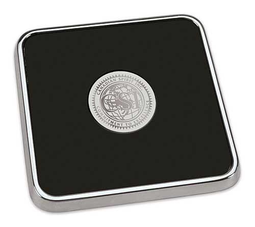 Square Coaster - Silver